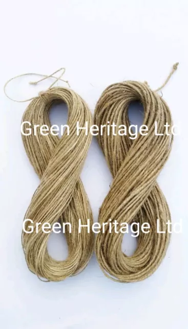 2ply-3ply 1m-1000m Natural Brown Soft Jute Twine Sisal String Rustic Shabby Cord