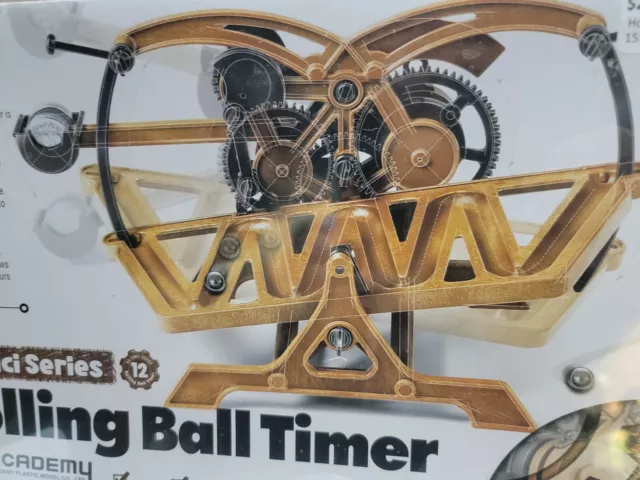 Da Vinci Rolling Ball Timer Da Vinci Machines Series Hobby Model Kit STEM Toy