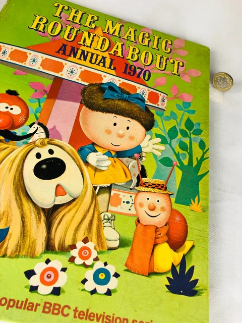 ANNUAL BOOK THE Magic Roundabout 1970 Used Vintage Rare £9.02 - PicClick UK