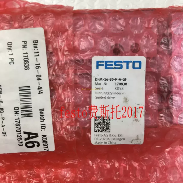 1PC New FESTO DFM-16-80-P-A-GF 170838 Guided Actuator Expedited Shipping