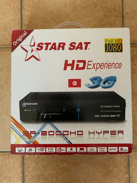 Starsat dijital Satellitenempfaenger SR 2000 HD Hyper, kullanım için hazır bir aboneliği