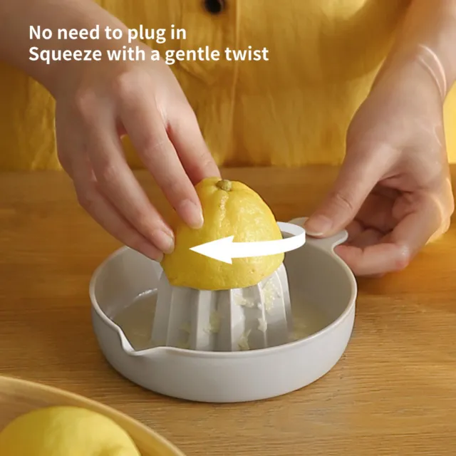 Exprimidor manual de limón portátil de grado alimenticio prensa de jugo grado alimenticio libre de BPA 2