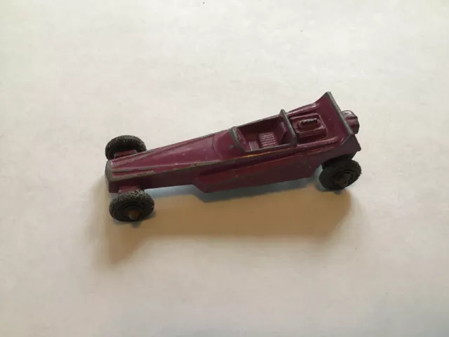 Vintage Tootsietoy  Purple Wedge Dragster Made in USA