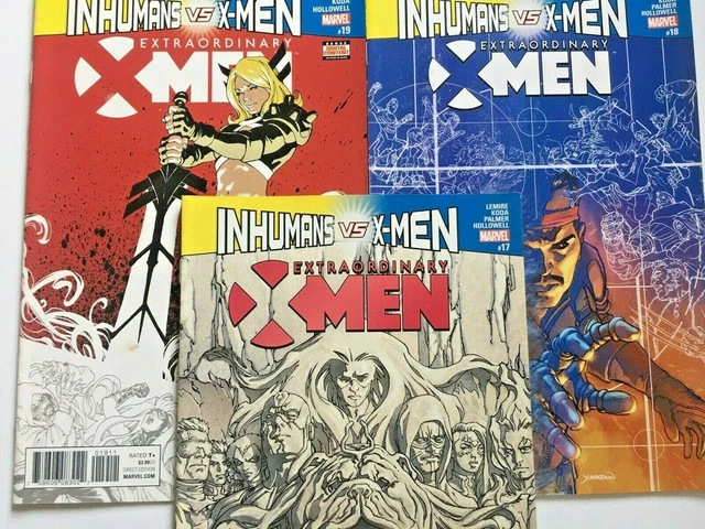 Extraordinary X-Men No's 17-19. Inhumans. 3 Issue Lot/Run. 2017.  Jeff Lemire