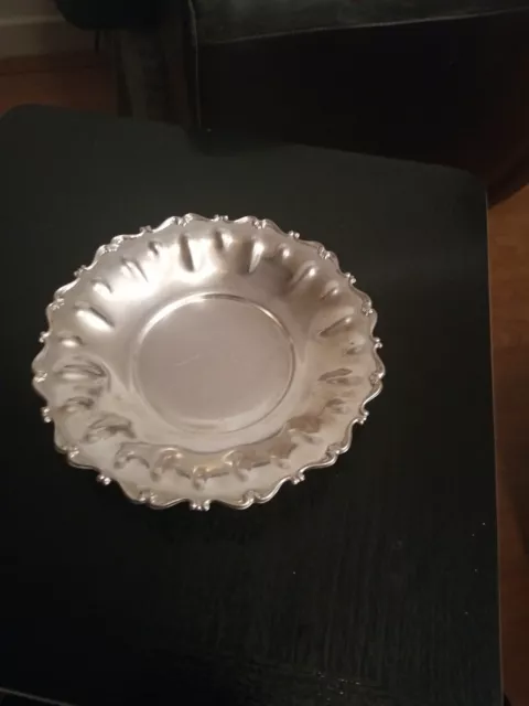 Solid Silver tray .800silver, Italy, '50s design, great condition, 278 g.