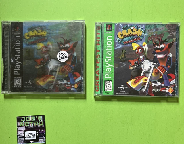 CRASH BANDICOOT 3 Warped (Sony PlayStation 1998) Black Label