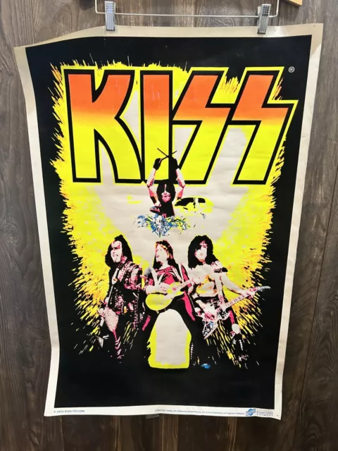 Kiss Velvet Blacklight Poster 2008 Kiss Catalog 1875 RARE!!!!