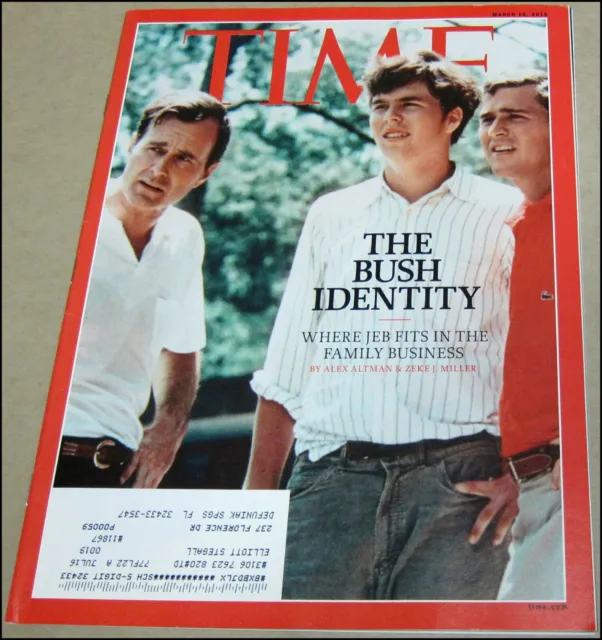3/16/2015 Time Magazine The Bush Identity Jeb Bush George W. Bush George H.W.
