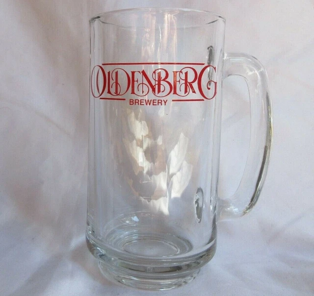 Vintage OLDENBERG BREWERY Fort Mitchell Kentucky Mug Pub Beer Brew Glass Stein