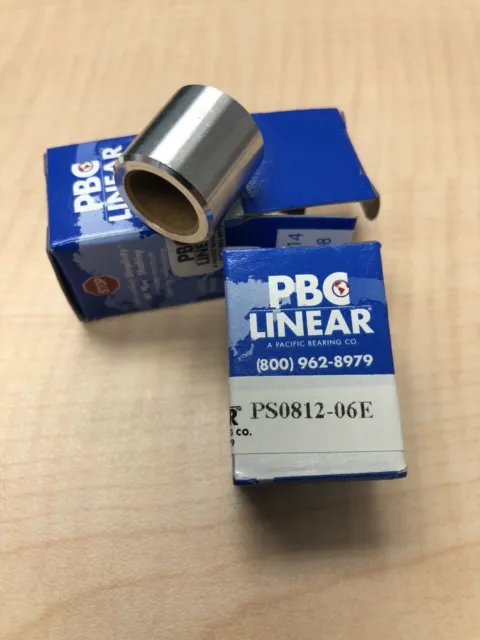 PBC Linear plain bearing PS0812-06E, 3/4" OD 1/2" ID