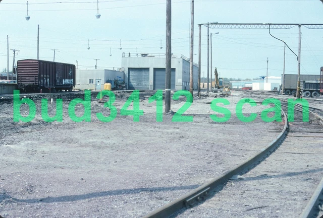 CNW Chicago & North Western SCENE at Butler WI DUPLICATE Slide!