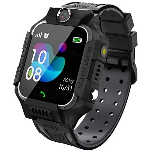PTHTECHUS Montre Intelligente Enfants Téléphone écran Tactile Fonction d'appe...