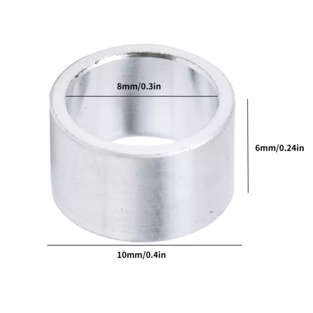 (6mm)10Pcs Aluminum Alloy Spacer 10mm Outer Diameter Support Fittings Connect