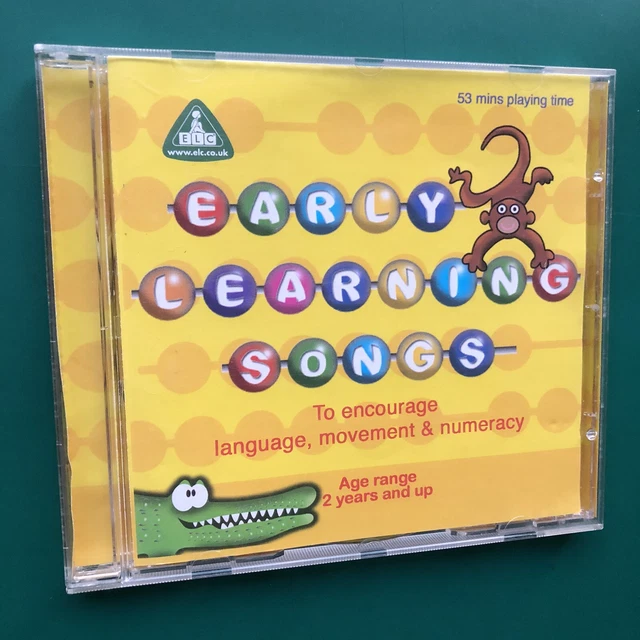 EARLY LEARNING SONGS Children's CD Letters, Sounds, Numbers, Counting