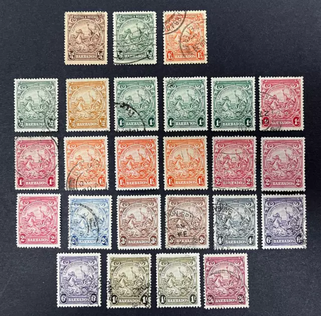 BARBADOS 1921-1938 Values Mainly Used