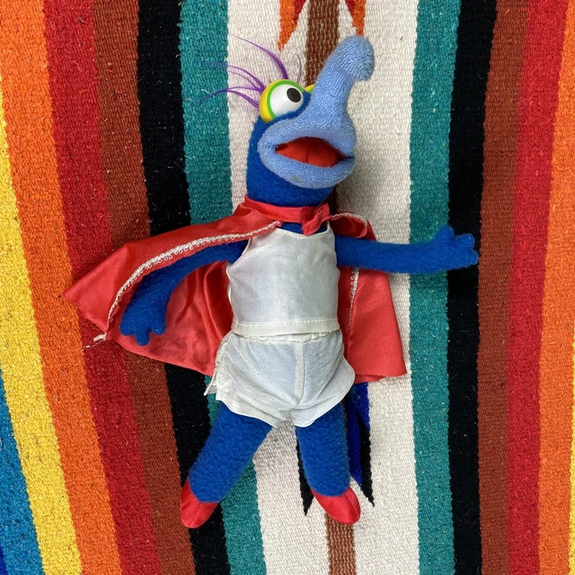 Vintage 1981 The Great Gonzo 14” Dress-Up Plush Doll FP Muppets No Box