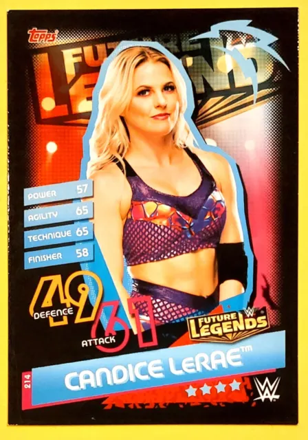Topps WWE Slam Attax Reloaded CANDICE LERAE # 214 Trading Card 2020