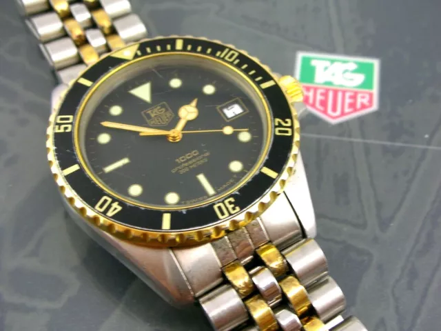 Heuer 1000 gold sale