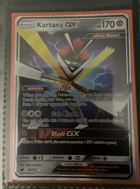 Kartana GX 70/111 - Holo Ultra Rare - 2017 S&M Crimson Invasion