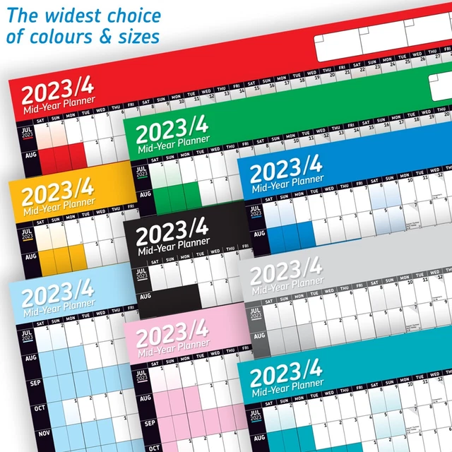 2023/2024 MIDYEAR CALENDAR A2 Academic Wall Planner Student Uni 14