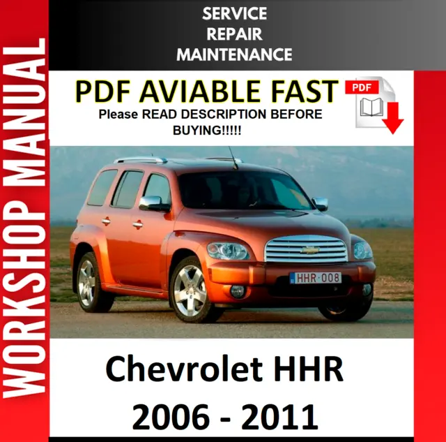 Chevrolet Hhr 2006 2007 2008 2009 2010 2011 Service Repair Workshop Manual