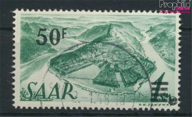 Briefmarken Saarland 1947 Mi 238II gestempelt(9616546