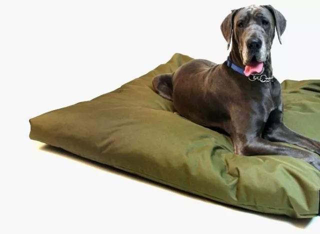 Waterproof Dog Bed Cushion cage  Heavy Duty Tough Removable Military Grade Cover