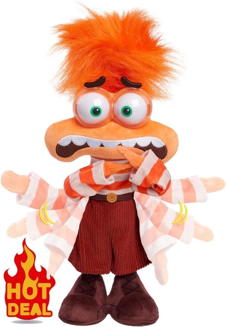 Disney And Pixar Inside Out 2 Shaking With Anxiety Feature Plush - Just