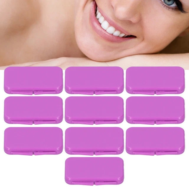 (Purple 10x Dental Care Orthodontic Wax For Braces Mouth Protection Dental BT0
