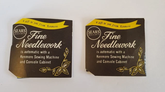 2 Sears And Roebuck And Co Fine Needlework kenmore gift packs.