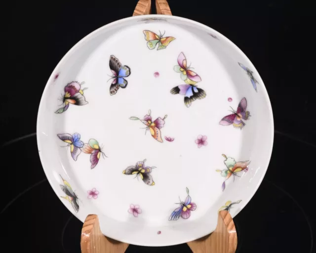 6“China ancient Qing Dynasty Yongzheng Enamel Butterfly Love Pattern Pen washing 3