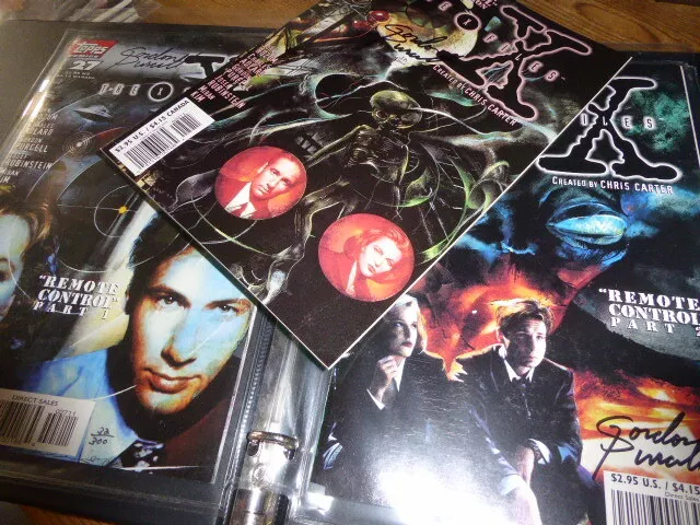 The X-Files #27-29 Collection 3 Ltd Edition 32/300 Comics Signed Gordon Purcell