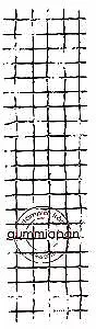 Gummiapan Gummistempel 11050706 - Muster Karo Striche Linien Kreuze Gitter Motiv