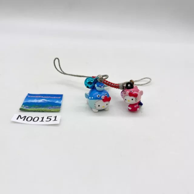 Hello Kitty M151 Sanrio 2007 Yamaguchi Fugu Charms Portachiavi Lotti di 2...