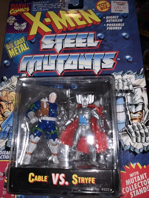 X-Men Steel Mutants Cable vs. Stryfe Action Figures