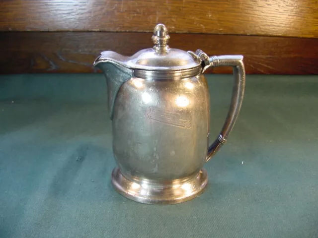 Union Pacific Railroad UPRR Dining Car International Silver Soldered 8Oz Creamer