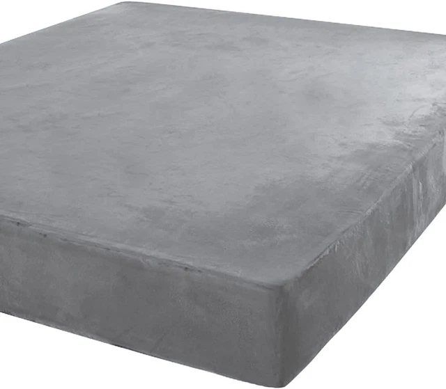 PiccoCasa Protège-Matelas Imperméable Couvre-Lit Respirant Roi, Gris Ardoise