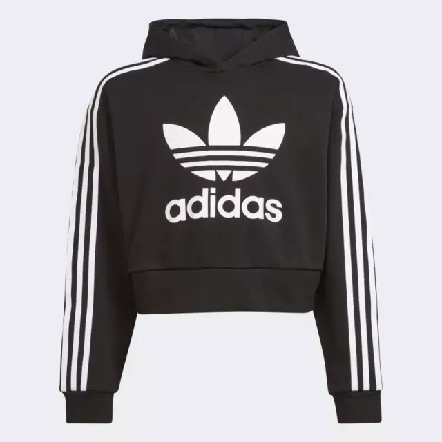 Adidas girls Adicolor Cropped Hoodie  size L 13-14 years