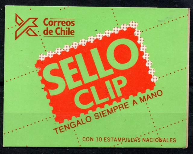 Chile, Sello Clip, Sellos Serie Iglesias De Chiloe, Achao, Mint