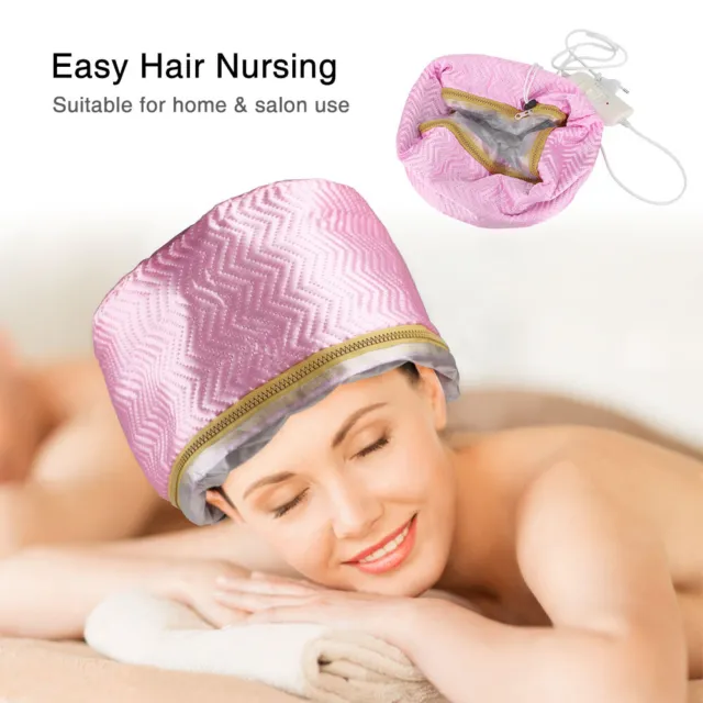 Thermal Treatment Heating Cap Adjust Heat Therapy Electric Hair Steamer Mask Cap