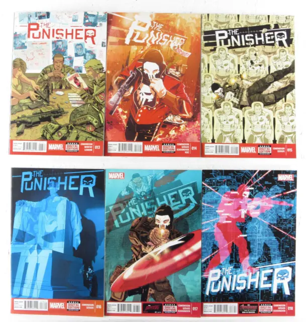 THE PUNISHER #13-18 * Marvel Comics Lot * 13 14 15 16 17 18 - 2015