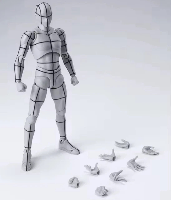 BANDAI SHFIGUARTS B0DY-KUN cadre métallique figurine artiste Art EUR 76 ...