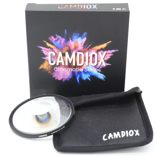 Camdiox Cinepro Halo Wirbeleffekt Filter Hohleffekt für DSLR Kamera SLR Sony 3