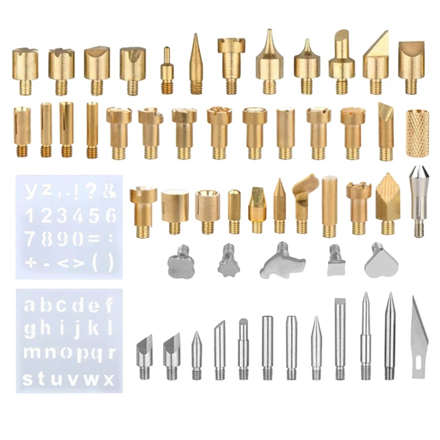 57 Pcs/Set Holzbearbeitungsset Werkzeugset Für Holzverbrennung
