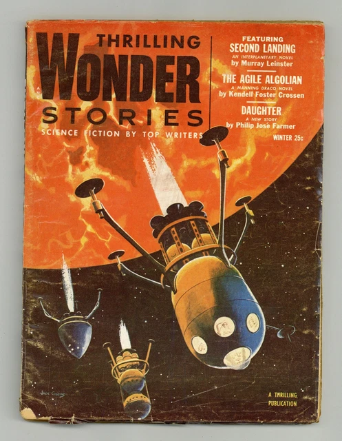 Thrilling Wonder Stories Pulp Jan 1954 Vol. 43 #2 VG 4.0