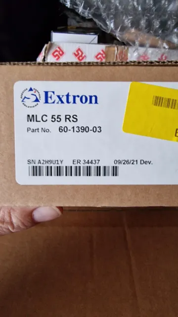 Extron Mlc 55 Rs Part Number 60-1390-03