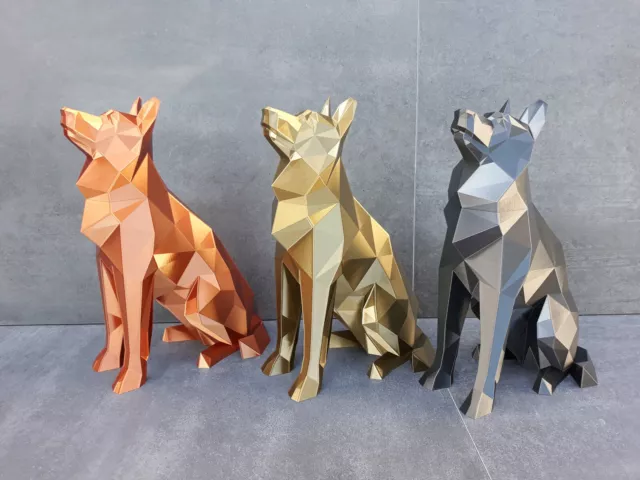 Deutscher Schäferhund Design Skulptur Geschenkidee Hundeliebhaber