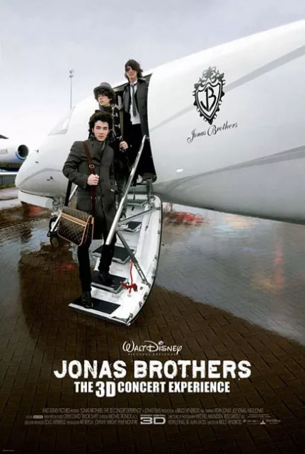 JONAS BROTHERS: 3D CONCERT EXPERIENCE original 27x40 D/S movie poster (s01)