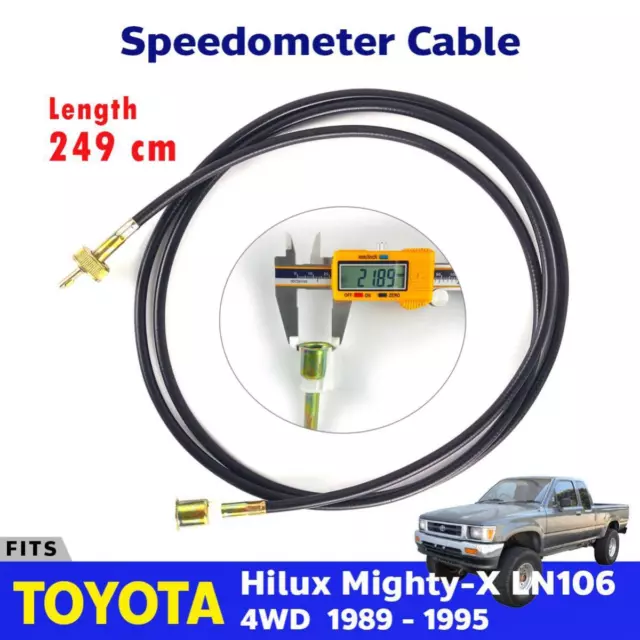 Speedometer Cable Meter Wire Fits Toyota Hilux LN106 4WD Pickup 1989-95 New PU06