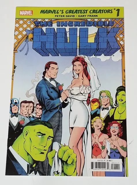 Marvels Greatest Creators Incredible Hulk #418 Wedding Rick Jones REPRINT NM